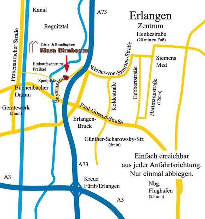 Hotel Klara Birnbaum Erlangen Eksteriør bilde